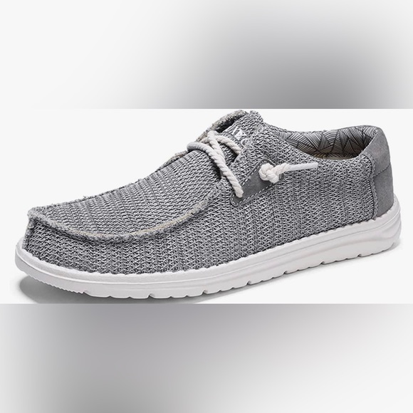 JXRUXZO Men's Slip on Cloth Shoes Lightweight Boat Shoes - Picture 7 of 10